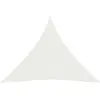 vidaXL Voile d'ombrage 160 g/m² Blanc 4,5x4,5x4,5 m PEHD