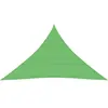 vidaXL Voile d'ombrage 160 g/m² Vert clair 3x3x4,2 m PEHD
