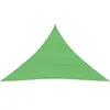 vidaXL Voile d'ombrage 160 g/m² Vert clair 3,5x3,5x4,9 m PEHD