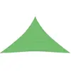 vidaXL Voile d'ombrage 160 g/m² Vert clair 4x4x5,8 m PEHD