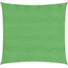 vidaXL Voile d'ombrage 160 g/m² Vert clair 4,5x4,5 m PEHD