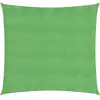 vidaXL Voile d'ombrage 160 g/m² Vert clair 5x5 m PEHD