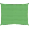 vidaXL Voile d'ombrage 160 g/m² Vert clair 3x4 m PEHD