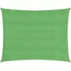 vidaXL Voile d'ombrage 160 g/m² Vert clair 3,5x4,5 m PEHD