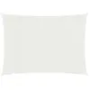 vidaXL Voile d'ombrage 160 g/m² Blanc 3,5x4,5 m PEHD
