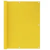 vidaXL Écran de balcon Jaune 120x300 cm PEHD
