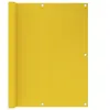 vidaXL Écran de balcon Jaune 120x400 cm PEHD