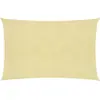 vidaXL Voile d'ombrage 160 g/m² Beige 3x4 m PEHD