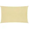 vidaXL Voile d'ombrage 160 g/m² Beige 2x4,5 m PEHD