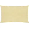 vidaXL Voile d'ombrage 160 g/m² Beige 2,5x4,5 m PEHD