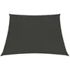 vidaXL Voile d'ombrage 160 g/m² Anthracite 3/4x3 m PEHD