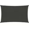 vidaXL Voile d'ombrage 160 g/m² Anthracite 2,5x4,5 m PEHD