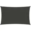 vidaXL Voile d'ombrage 160 g/m² Anthracite 2x4,5 m PEHD
