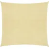 vidaXL Voile d'ombrage 160 g/m² Beige 4x4 m PEHD