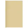 vidaXL Tapis de tente 300x500 cm Beige