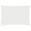 vidaXL Voile d'ombrage 160 g/m² Blanc 2x5 m PEHD