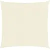 vidaXL Voile d'ombrage 160 g/m² Crème 7x7 m PEHD