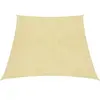 vidaXL Voile d'ombrage 160 g/m² Beige 4/5x3 m PEHD
