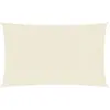 vidaXL Voile d'ombrage 160 g/m² Crème 3,5x4,5 m PEHD