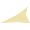 vidaXL Voile d'ombrage 160 g/m² Beige 3x4x5 m PEHD