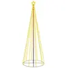 vidaXL Kegelkerstboom met 310 LED's   300 cm   Warmwit   Buiten Kerstv...