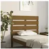 vidaXL Tête de lit Marron miel 100x3x80 cm Bois massif de pin