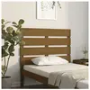 vidaXL Tête de lit Marron miel 75x3x80 cm Bois massif de pin