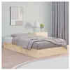 vidaXL Cadre de lit 90x200 cm Bois massif