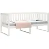 vidaXL Lit de jour sans matelas blanc 90x200 cm bois de pin massif