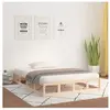 vidaXL Cadre de lit 140x190 cm Bois massif