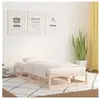vidaXL Cadre de lit 75x190 cm Petit simple Bois massif