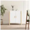 vidaXL Buffet Blanc 62x38x70 cm Bois d'ingénierie