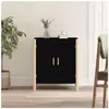 vidaXL Buffet Noir 62x38x70 cm Bois d'ingénierie