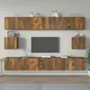 Non communiqué vidaXL Ensemble de meubles TV 6 pcs Chêne fumé Bois d'ingénierie