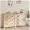 vidaXL Buffet 140x35x80 cm Bois massif de pin