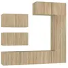 vidaXL Ensemble de meubles TV 6 pcs Chêne sonoma Bois d'ingénierie