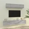 vidaXL Ensemble de meubles TV 4 pcs Sonoma gris Bois d'ingénierie