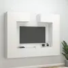 vidaXL Ensemble de meubles TV 6 pcs Blanc Bois d'ingénierie