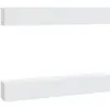vidaXL Meubles TV muraux 4 pcs Blanc 100x30x30 cm