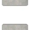 vidaXL Meubles TV 4 pcs Gris béton 80x30x30 cm Bois d'ingénierie