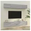 vidaXL Meubles TV muraux 4 pcs Sonoma gris 100x30x30 cm