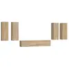 vidaXL Ensemble de meubles TV 6 pcs Chêne sonoma Bois d'ingénierie