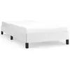 vidaXL Cadre de lit Blanc 80x200 cm Similicuir