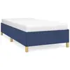 vidaXL Cadre de lit Bleu 200x200 cm Tissu