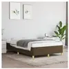 vidaXL Cadre de lit Marron foncé 120x200 cm Tissu