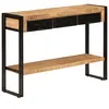 vidaXL Table console 110x30x76 cm Bois de manguier solide