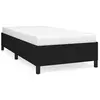 vidaXL Cadre de lit Noir 90x200 cm Tissu