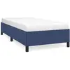 vidaXL Cadre de lit Bleu 90x190 cm Tissu