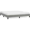 vidaXL Cadre de lit Gris clair 160x200 cm Velours