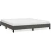 vidaXL Cadre de lit Gris foncé 180 x 200 cm Velours